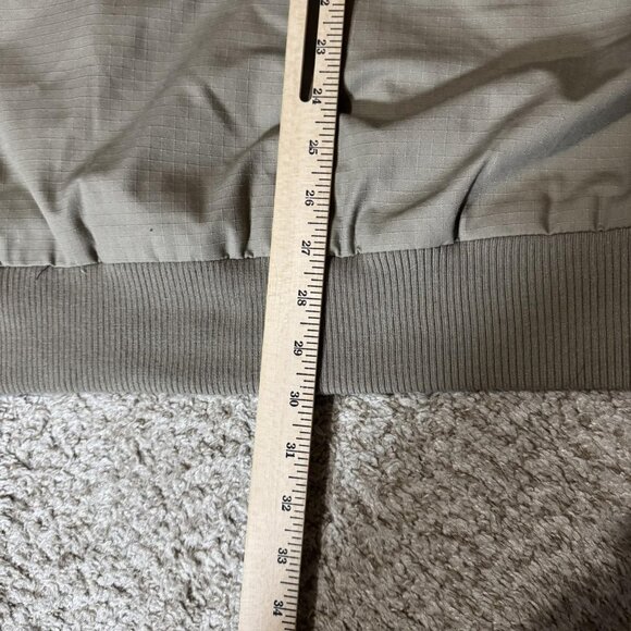 Wrangler Jacket Mens 2XL Dark Khaki Hooded Ripstop Zip YKK Workwear 3W177DK - Picture 10 of 10